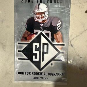 NFL SP Football Card Pack - Black and White
